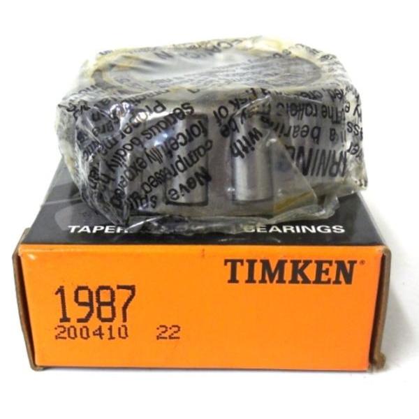 TIMKEN TAPERED ROLLER BEARING 1987 29.975 mm ID 60.325 mm OD  IN BOX #1 image