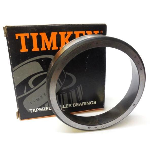 TIMKEN TAPERED ROLLER BEARING 563 STEEL OD 5 W 1 18 MADE IN USA #1 image