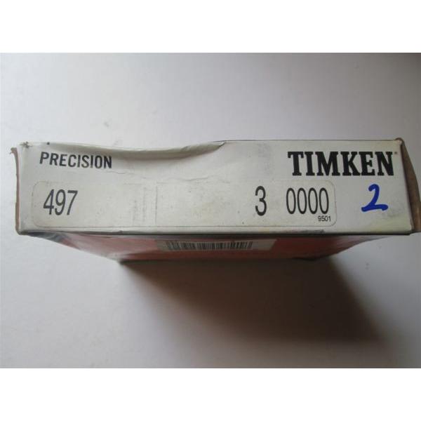 New Timken Tapered Roller Bearing 497 Precision 3 #1 image