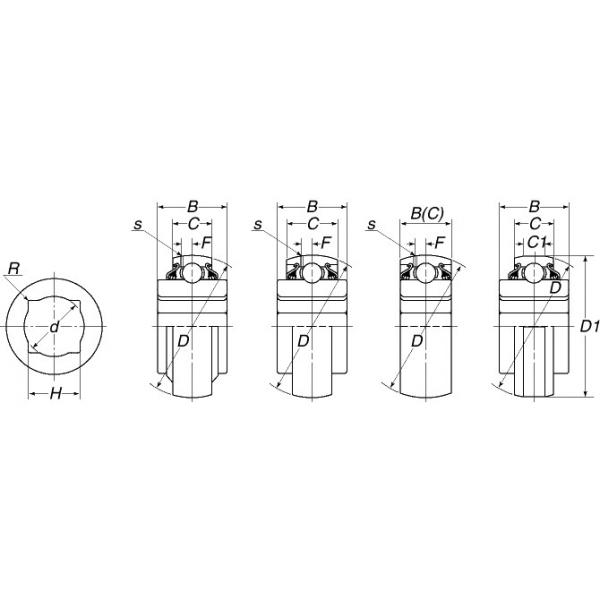 4AS08-1 1/8 NTN SPHERICAL ROLLER BEARINGS #1 image