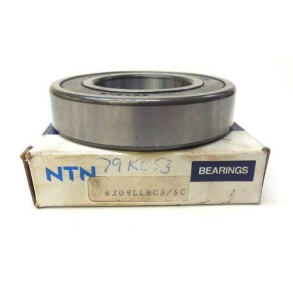 NTN SINGLE ROW BALL BEARING 6209LLBC3 85MM OD 45MM ID 19MM W #1 image