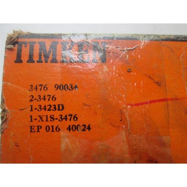 New Timken Tapered Roller Bearing Double Cup Two Cone Matched Set 3476 90034 #1 image